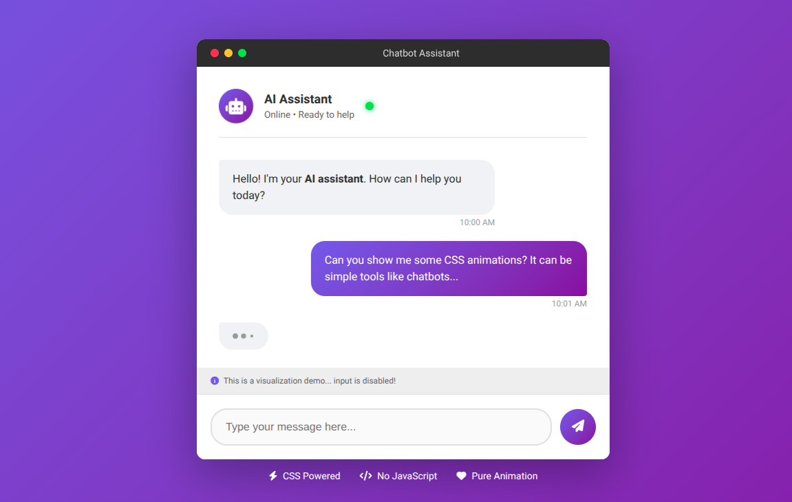 Chatbot preview